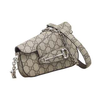 Gucci Horsebit Asymmetric Shoulder Bag #245752G13B